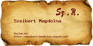Szeibert Magdolna névjegykártya